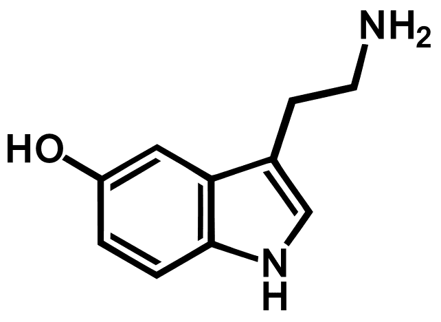 serotonin molecular structure