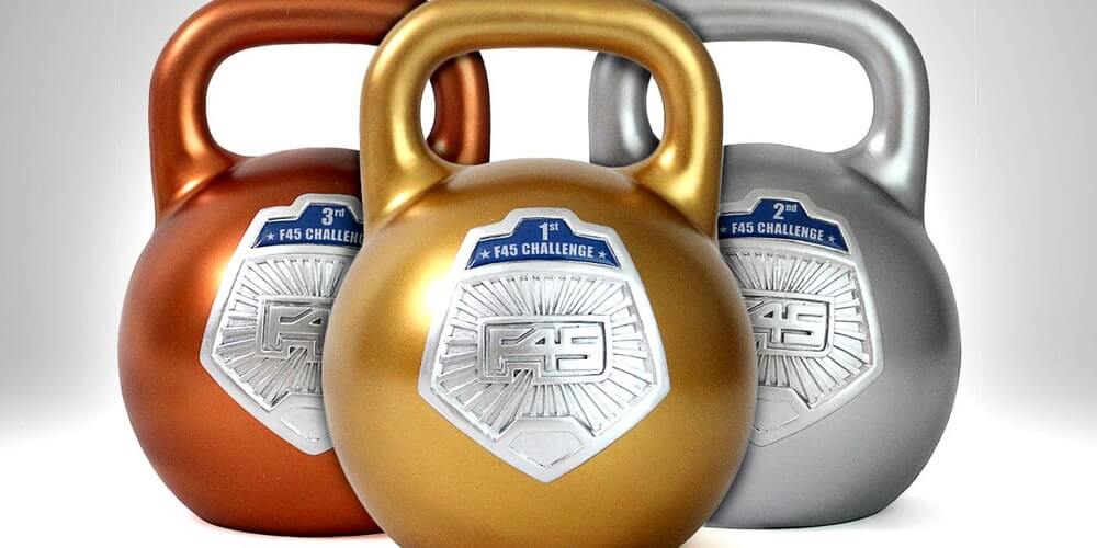 f45 challenge kettlebells