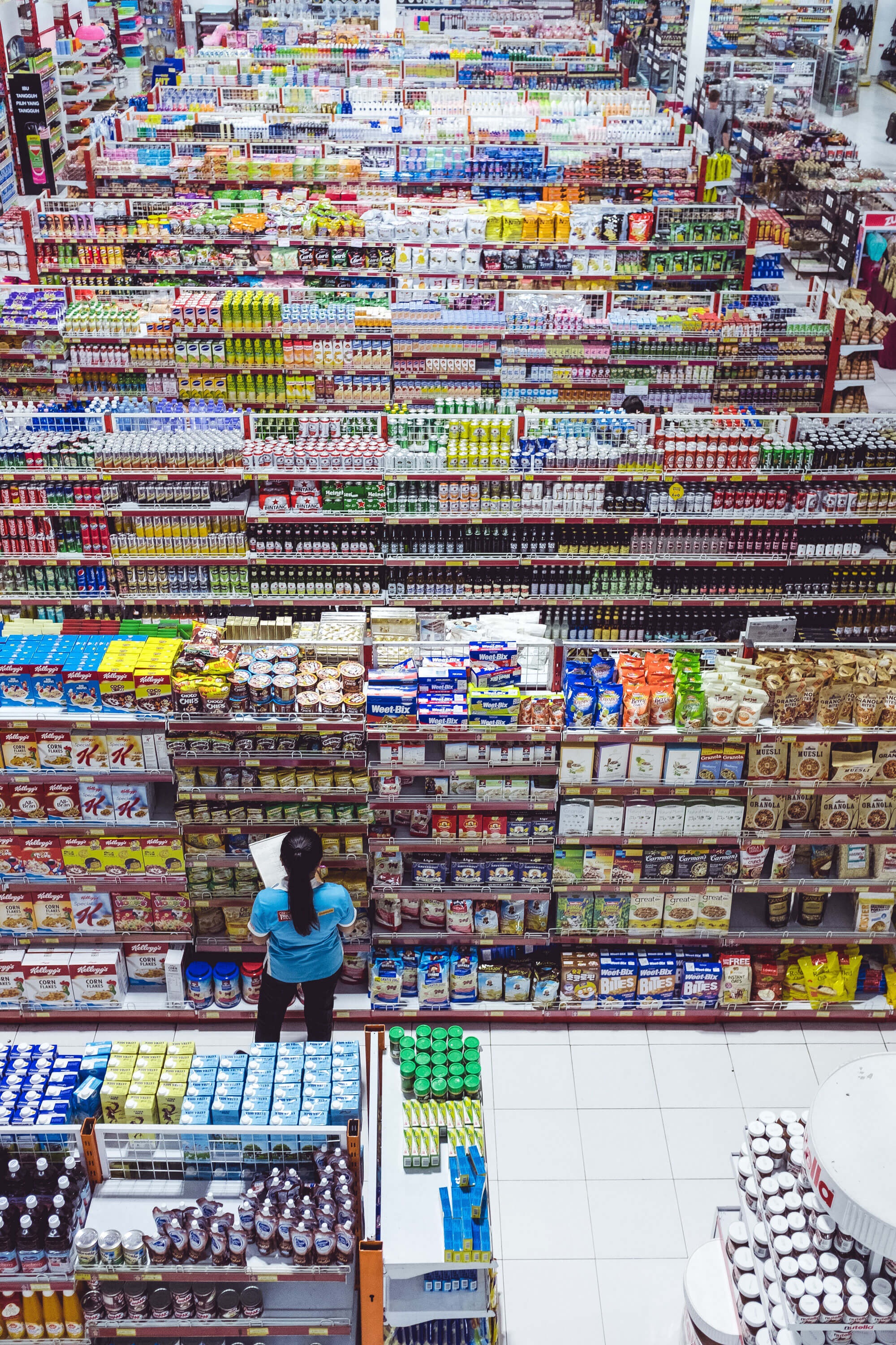 supermarket aisles