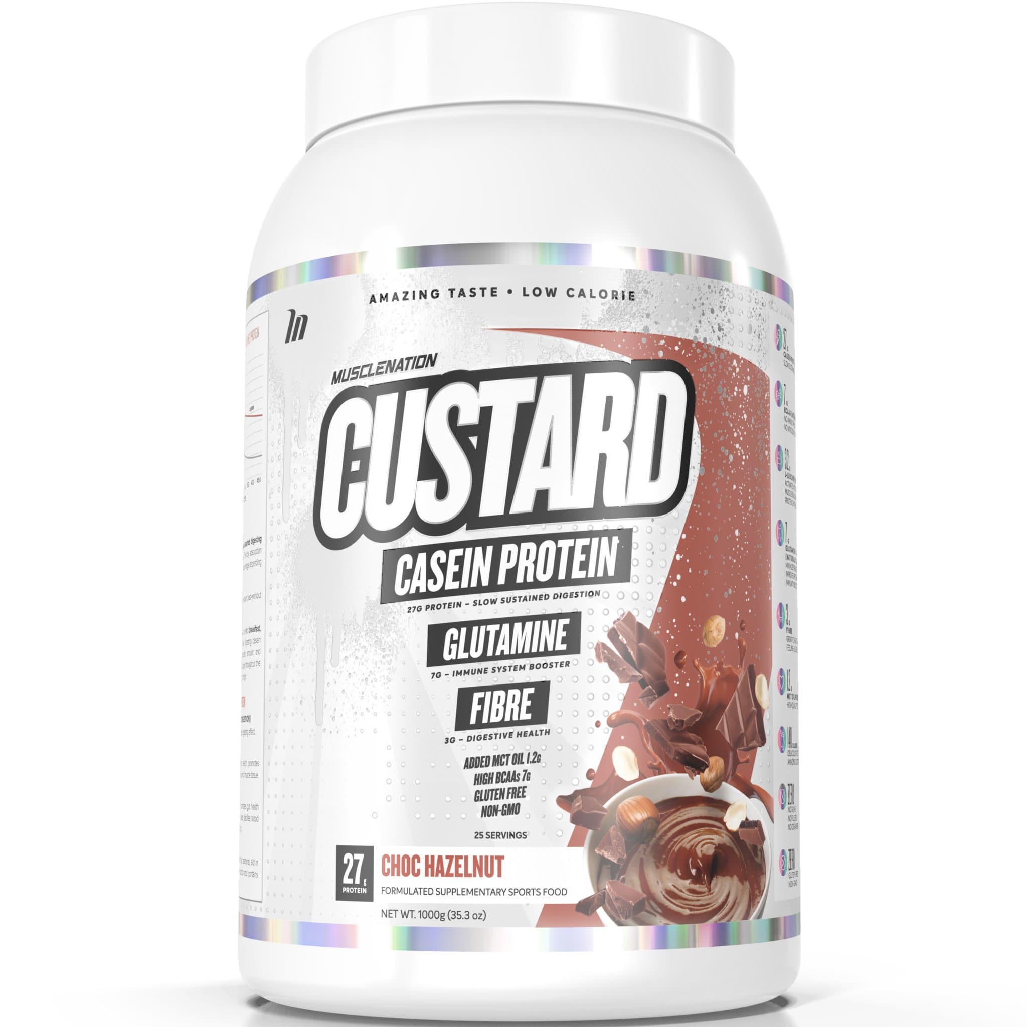 Muscle Nation Custard Casein Protein Natural Weapon