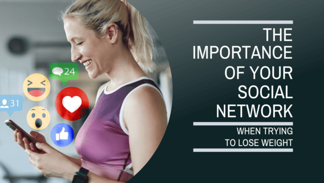 importance of social network when losing weight